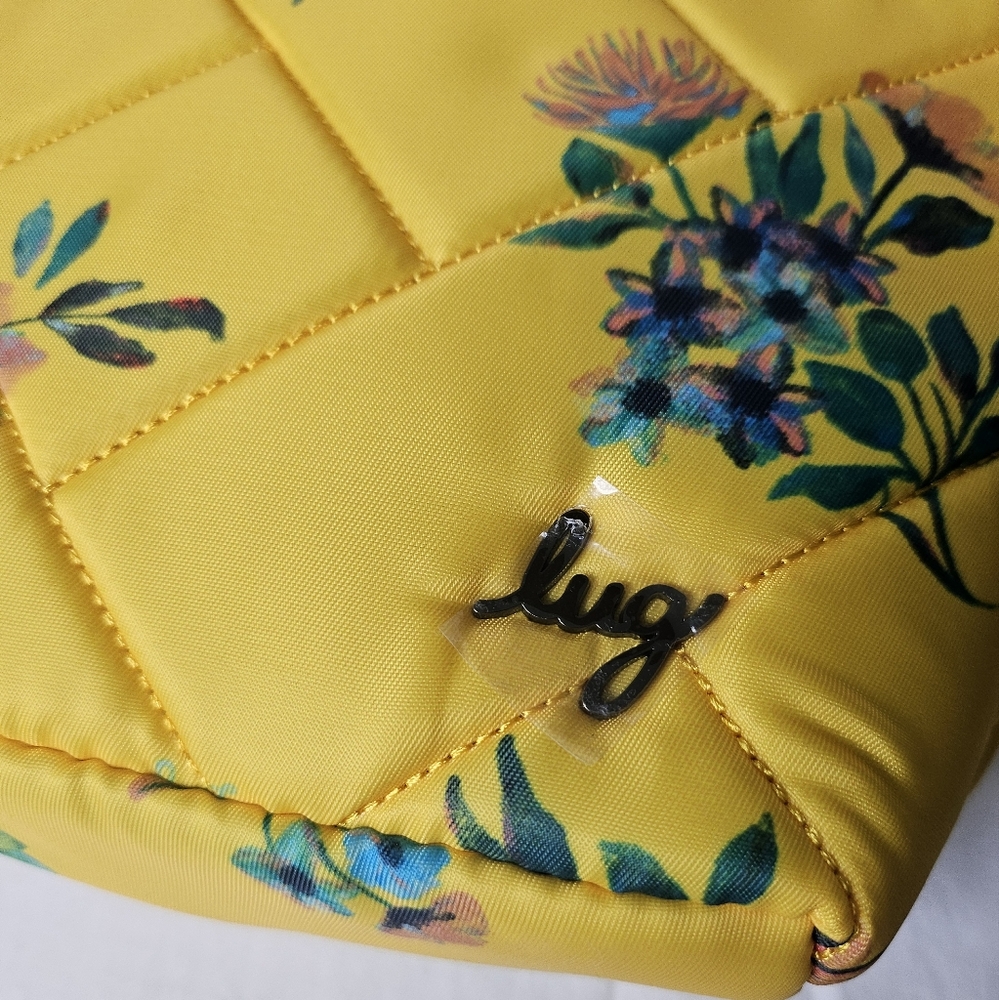 Lug Yellow Green Crossbody Bag with Quilted Design - Picture 7 of 7